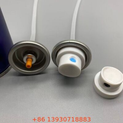 Bico Anti-Entupimento de Névoa de Precisão Válvula de Aerossol Resistente a Produtos Químicos para Cola de Cabelo Adesiva