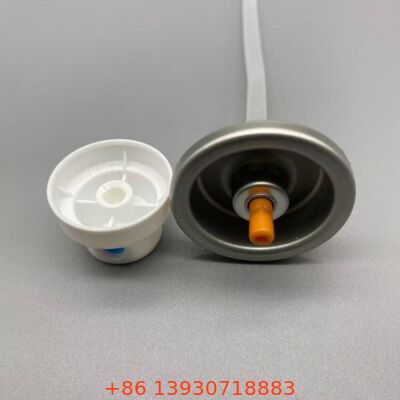 Válvula de aerossol de pulverização de brilho capilar de precisão com distribuição de pulverização uniforme, aço inoxidável resistente à corrosão e design anti-obstrução
