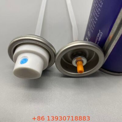 Válvula de spray de brilho capilar com bocal de névoa ultrafinos e projeto anti-obstrução para distribuição à prova de vazamento