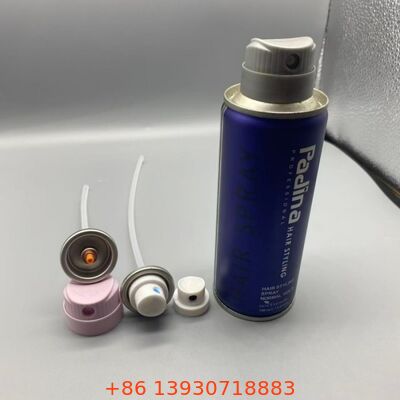 Válvula de aerossol de pulverização de brilho capilar de precisão com distribuição de pulverização uniforme, aço inoxidável resistente à corrosão e design anti-obstrução