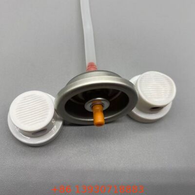 Válvula de aerossol de pulverização de brilho capilar de precisão com distribuição de pulverização uniforme, aço inoxidável resistente à corrosão e design anti-obstrução