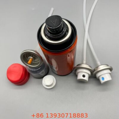 Válvula de aerossol de borrifos de cola para cabelo confiável com neblina de precisão, bocal anti-obstrução e design resistente a produtos químicos para fixação de extensões capilares