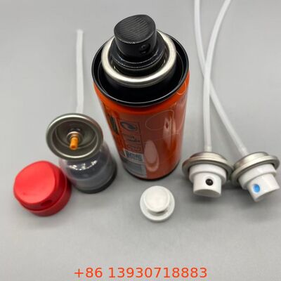 Válvula de aerossol de borrifos de cola para cabelo confiável com neblina de precisão, bocal anti-obstrução e design resistente a produtos químicos para fixação de extensões capilares