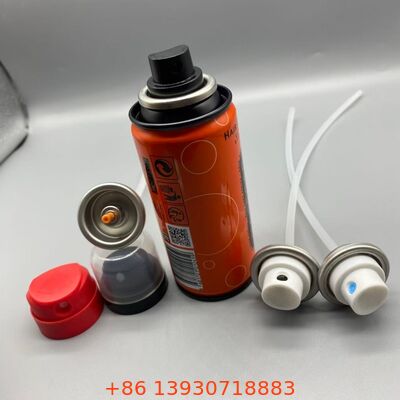 Bico Anti-Entupimento de Névoa de Precisão Válvula de Aerossol Resistente a Produtos Químicos para Cola de Cabelo Adesiva