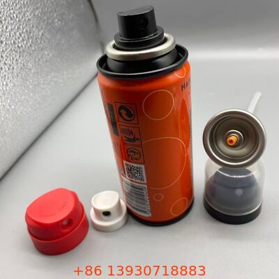 Válvula de aerossol de borrifos de cola para cabelo confiável com neblina de precisão, bocal anti-obstrução e design resistente a produtos químicos para fixação de extensões capilares