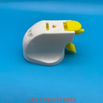 Actuador de pulverização com gatilho de aerossol ergonômico com tubo alargado e bocal ajustável para limpadores de carburadores