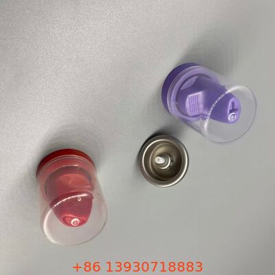 Valva de pulverização de aerossóis de alumínio invertida para mousse capilar com sistema de distribuição de 360 graus resistente à corrosão