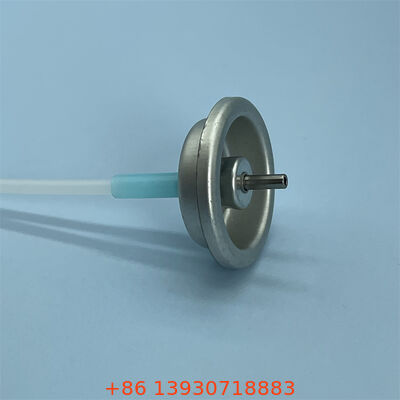 Válvula de medição de aerossóis com saída de 25 mcl-400 mcl para sistema de distribuição de dose de precisão com tronco metálico e construção resistente a produtos químicos