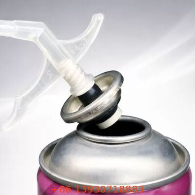 Uma válvula de espuma de PU de 1 polegada com tubo de mergulho estendido e construção de chapa de estanho para distribuição estável