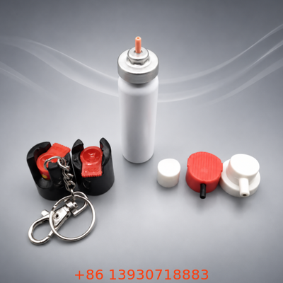 Kit de válvula de aerossol de alumínio configurável de 20 mm para embalagem em spray de pimenta