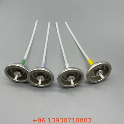 Válvula Dosadora Plástica de Uma Polegada, Válvula Dosadora de Aerossol para Embalagens Cosméticas e de Pulverização Doméstica, Válvula Dosadora de Precisão para Dispensação de Latas de Aerossol