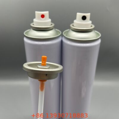 Válvula de aerossol resistente aos raios UV, pronta para instalação, de cor combinada, para pintura de secagem rápida e spray de cor industrial