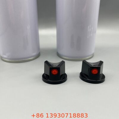 Válvula de aerossol masculina com forte desempenho de vedação, superfície pintada resistente a UV e correspondência de cores personalizada