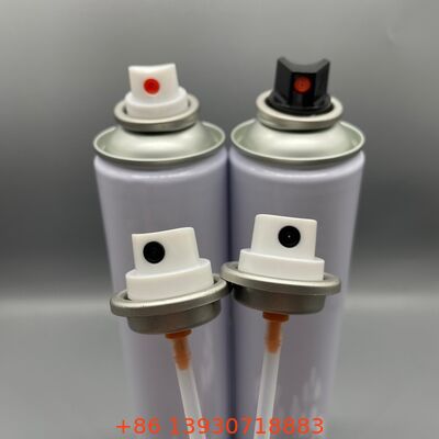 Válvula de pulverização de tinta aerossol resistente aos raios UV com acabamento de cor combinada e design pronto para instalação para acabamento automotivo