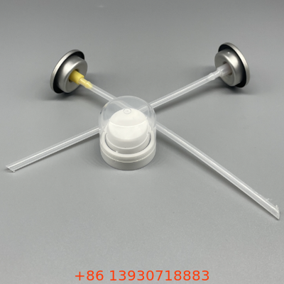 Válvula de aerossol com dispensação de espuma controlada e design à prova de vazamentos para aplicação versátil de produtos de higiene pessoal